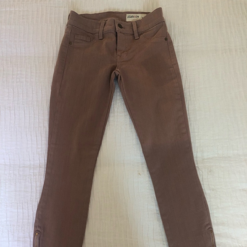 Pistola Mauve Denim  (Pistola Caterina Frayed Hem)